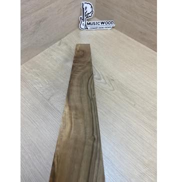 Орех Грецкий Заболонь заготовка накладки для электрогитары Смешанный АА 11х68-47х540 мм -12