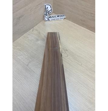 Орех Американский Заболонь заготовка накладки для электрогитары Смешанный А 10х63х525 мм (Уценка-сучки)-8