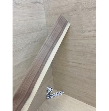 Орех Американский Заболонь заготовка накладки для электрогитары Радиал АА 8.5х70-58х600 мм-9