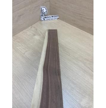 Орех Американский Заболонь заготовка накладки для электрогитары Радиал АА 8.5х70-58х600 мм-8