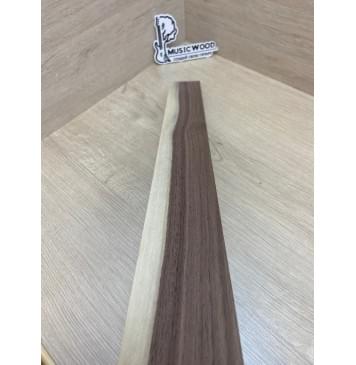 Орех Американский Заболонь заготовка накладки для электрогитары Радиал АА 8.5х70-58х600 мм-6