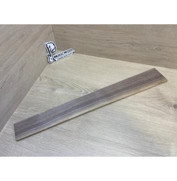 Орех Американский Заболонь заготовка накладки для электрогитары Радиал АА 8.3х78-58х580 мм-0