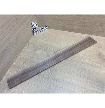 Орех Американский Заболонь заготовка накладки для электрогитары Радиал АА 8.3х78-58х580 мм-4