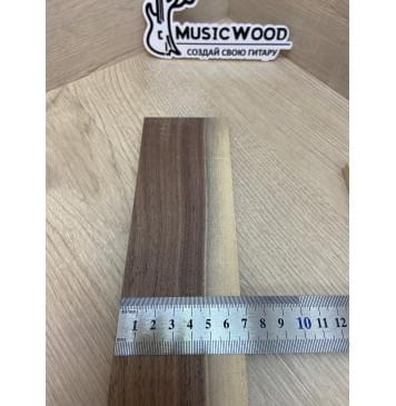 Орех Американский Заболонь заготовка накладки для электрогитары Радиал АА 8.3х66х585 мм-8