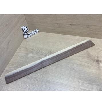 Орех Американский Заболонь заготовка накладки для электрогитары Радиал А 8.5х66-57х600 мм-4