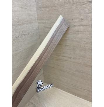 Орех Американский Заболонь заготовка накладки для электрогитары Радиал А 8.5х66-57х600 мм-8