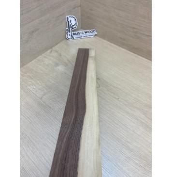 Орех Американский Заболонь заготовка накладки для электрогитары Радиал А 8.5х66-57х600 мм-3