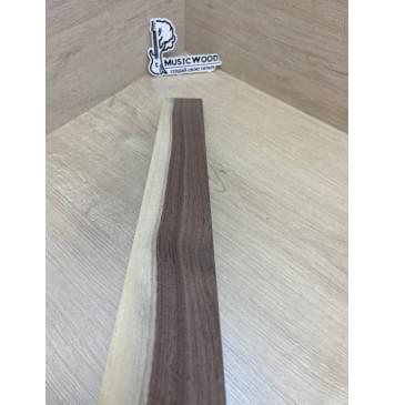 Орех Американский Заболонь заготовка накладки для электрогитары Радиал А 8.5х66-57х600 мм-5