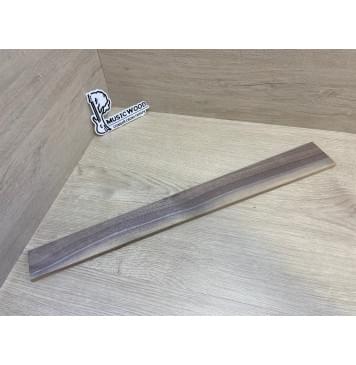 Орех Американский Заболонь заготовка накладки для электрогитары Радиал А 8.5х63-46х540 мм-0