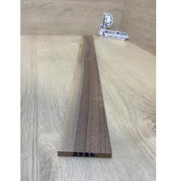 Орех Американский Заболонь заготовка накладки для электрогитары Радиал А 8.5х63-46х540 мм-1