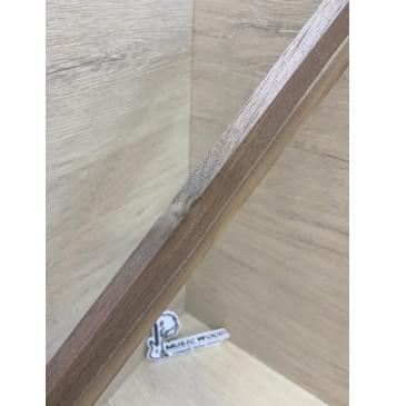 Орех Американский Заболонь заготовка накладки для электрогитары Радиал А 8.5х63-46х540 мм-3