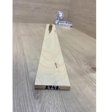 Клён Белый заготовка накладки для электрогитары Тангент А 10х70-59х530 мм-3