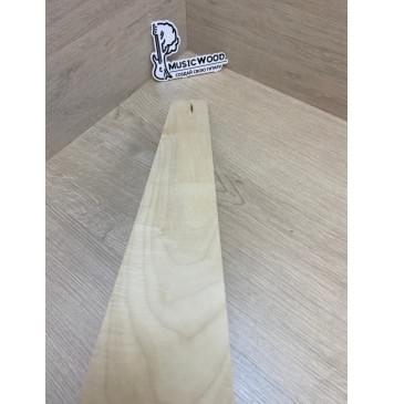 Клён Белый заготовка накладки для электрогитары Тангент А 10х70-59х530 мм-10