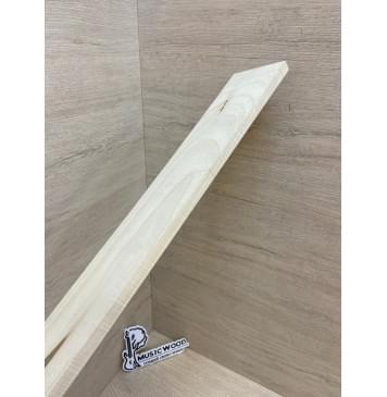 Клён Белый заготовка накладки для электрогитары Тангент А 10х70-59х530 мм-5