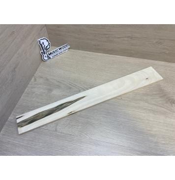 Клён Белый заготовка накладки для электрогитары Тангент А 8.5х70-59х530 мм-0