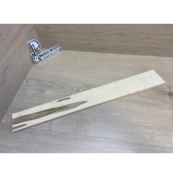 Клён Белый заготовка накладки для электрогитары Тангент А 8.5х70-59х530 мм-2