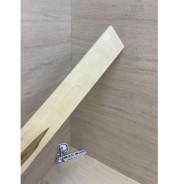 Клён Белый заготовка накладки для электрогитары Тангент А 8.5х70-59х530 мм-3