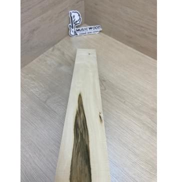 Клён Белый заготовка накладки для электрогитары Тангент А 8.5х70-59х530 мм-4