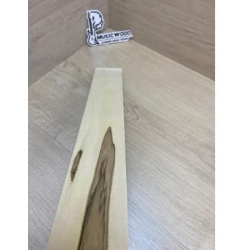 Клён Белый заготовка накладки для электрогитары Тангент А 8.5х70-59х530 мм-6