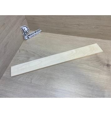 Клён Белый заготовка накладки для электрогитары Тангент А 10х70-60х530 мм-0