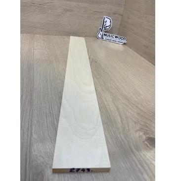 Клён Белый заготовка накладки для электрогитары Тангент А 10х70-60х530 мм-2