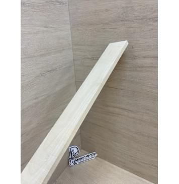Клён Белый заготовка накладки для электрогитары Тангент А 10х70-60х530 мм-5