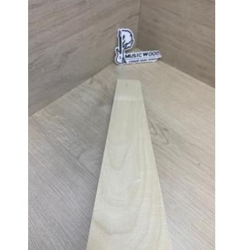 Клён Белый заготовка накладки для электрогитары Тангент А 10х70-60х530 мм-3