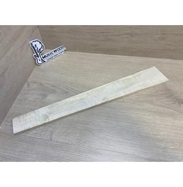 Клён Белый Явор, Волнистый заготовка накладки для электрогитары Смешанный А Волна ААА 11х75-50х500 мм-0