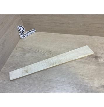 Клён Белый Явор, Волнистый заготовка накладки для электрогитары Смешанный А Волна ААА 11х75-50х500 мм-13