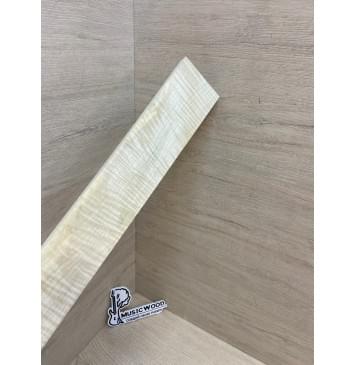 Клён Белый Явор, Волнистый заготовка накладки для электрогитары Смешанный А Волна ААА 11х75-50х500 мм-7