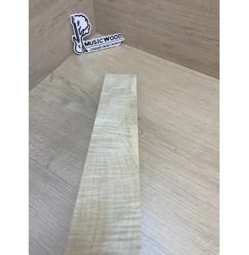 Клён Белый Явор, Волнистый заготовка накладки для электрогитары Смешанный А Волна ААА 11х75-50х500 мм-12