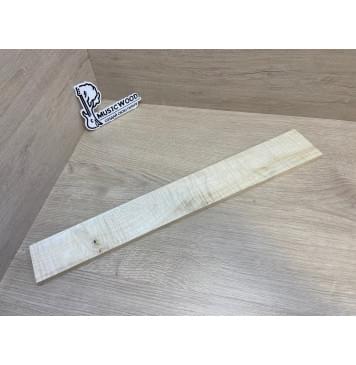 Клён Белый Явор, Волнистый заготовка накладки для электрогитары Смешанный А Волна ААА 10х75-60х500 мм-0