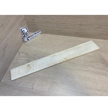 Клён Белый Явор, Волнистый заготовка накладки для электрогитары Смешанный А Волна ААА 10х75-60х500 мм-6