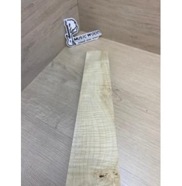 Клён Белый Явор, Волнистый заготовка накладки для электрогитары Смешанный А Волна ААА 10х75-60х500 мм-3