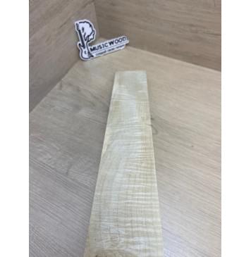 Клён Белый Явор, Волнистый заготовка накладки для электрогитары Смешанный А Волна ААА 10х75-60х500 мм-4