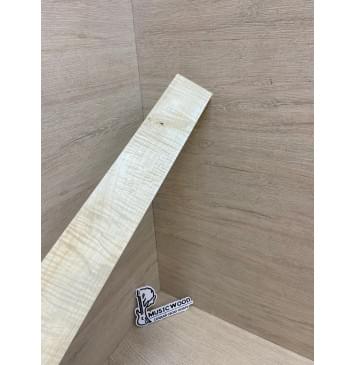 Клён Белый Явор, Волнистый заготовка накладки для электрогитары Смешанный А Волна ААА 10х75-60х500 мм-10