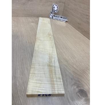 Клён Белый Явор, Волнистый заготовка накладки для электрогитары Смешанный А Волна ААА 10х82-70х500 мм-2