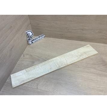 Клён Белый Явор, Волнистый заготовка накладки для электрогитары Смешанный А Волна ААА 10х82-70х500 мм-6