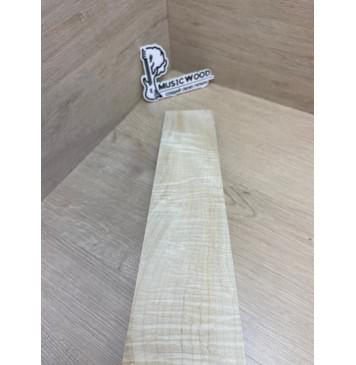 Клён Белый Явор, Волнистый заготовка накладки для электрогитары Смешанный А Волна ААА 10х82-70х500 мм-3