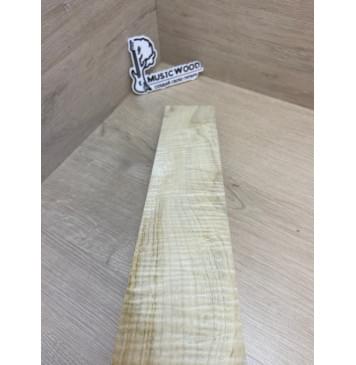 Клён Белый Явор, Волнистый заготовка накладки для электрогитары Смешанный А Волна ААА 10х82-70х500 мм-4