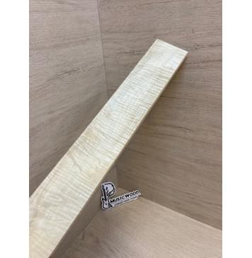 Клён Белый Явор, Волнистый заготовка накладки для электрогитары Смешанный А Волна ААА 10х82-70х500 мм-11