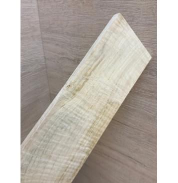 Клён Белый Явор, Волнистый заготовка накладки для электрогитары Смешанный А Волна ААА 10х82-70х500 мм-10