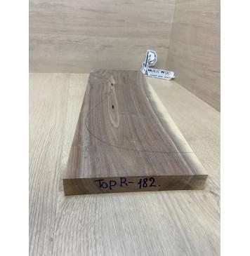 Орех Американский Заболонь заготовка на топ Смешанный А 27х188х545 мм (1шт под распил) Уценка-сучки-1