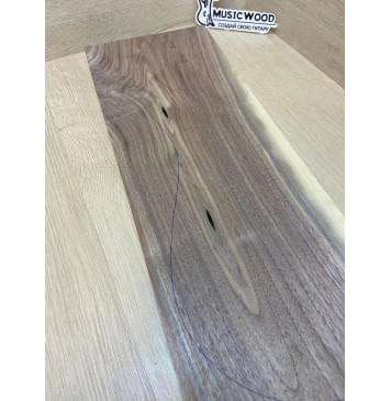 Орех Американский Заболонь заготовка на топ Смешанный А 27х188х545 мм (1шт под распил) Уценка-сучки-2