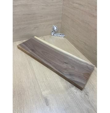 Орех Американский Заболонь заготовка на топ Смешанный А 27х188х545 мм (1шт под распил) Уценка-сучки-4