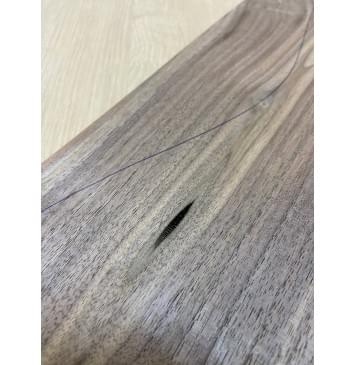 Орех Американский Заболонь заготовка на топ Смешанный А 27х188х545 мм (1шт под распил) Уценка-сучки-8