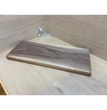 Орех Американский Заболонь заготовка на топ Тангент АА 34х225х585 мм (1шт под распил)-6