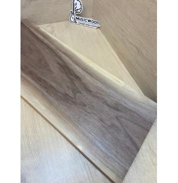 Орех Американский Заболонь заготовка на топ Тангент АА 34х225х585 мм (1шт под распил)-7