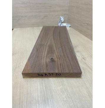 Орех Американский Заболонь заготовка на топ Тангент АА 27х227х605 мм (1шт под распил)-3