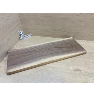 Орех Американский Заболонь заготовка на топ Тангент АА 27х227х605 мм (1шт под распил)-0